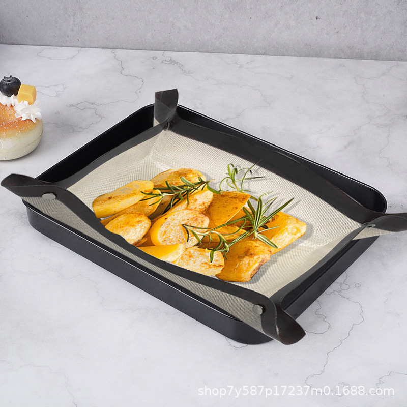 Silicone baking mat with buttons anti-overflow oven baking mat baking chicken mat baking mat baking tools Macaron mat