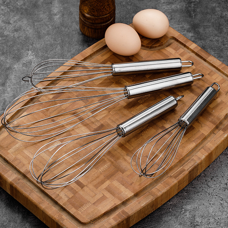 Cross-Border Stainless Steel Manual Egg Beater Egg Beater Mixer Egg Beater Whipped Cream Egg Baking Egg Stirring