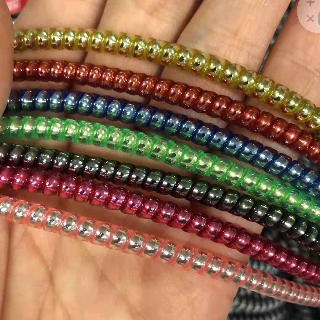 1.4 m electroplated data cable protection rope protection sleeve earphone winding spring rope protection wire factory direct supply