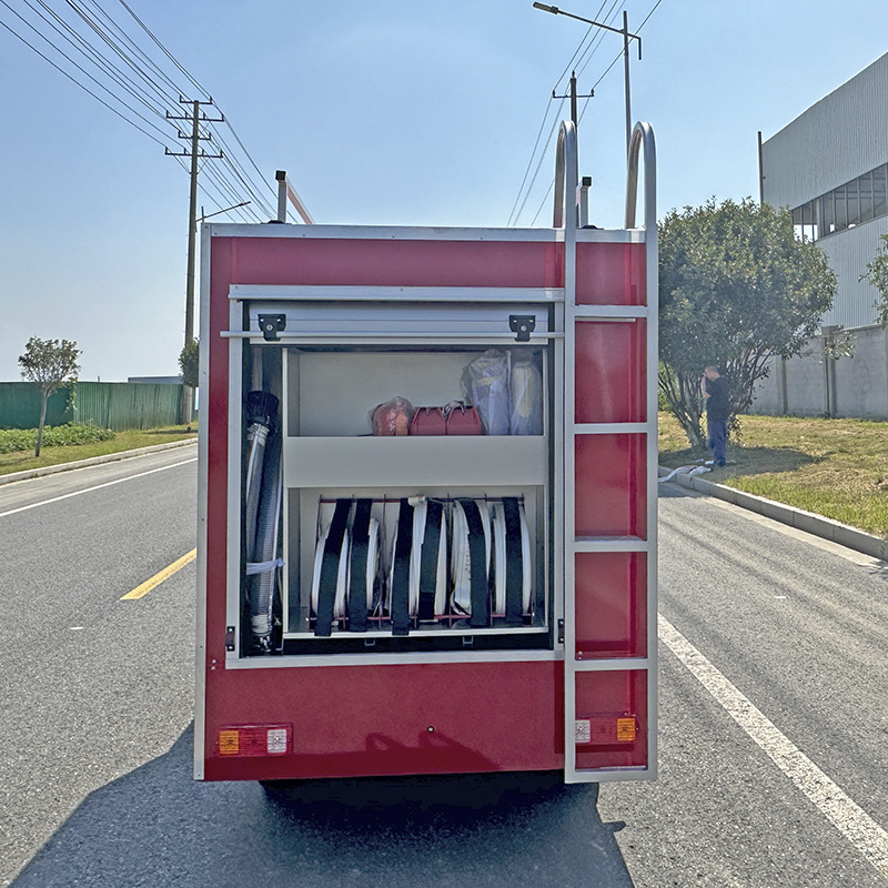 Manufacturer Customized Small Electric Fire Truck Water Tank Water Supply Fire Fighting Rescue Urban Street Emergency Electric Fire Truck
