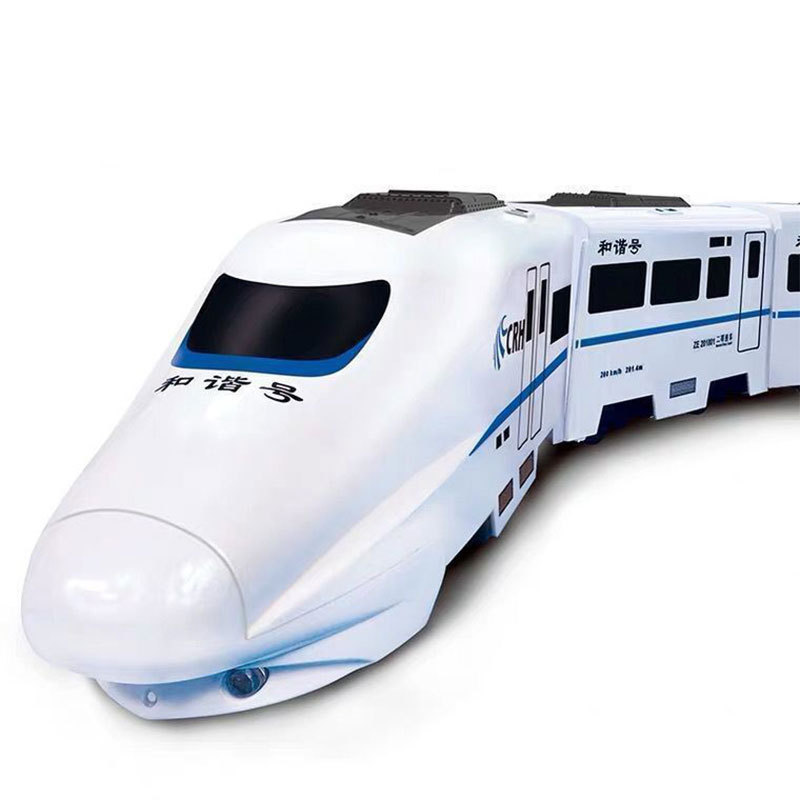 Cross-border Kidsren's Electric High-speed Rail Harmony Artificial Train Model Universal Train High-speed Train Early Education Toy