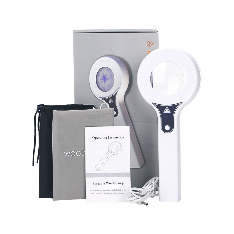 Wood Lamp Skin Detector Cross-Border Second Generation Led Lamp Cold Light Wood's Skin Management Instrument Factory Wholesale