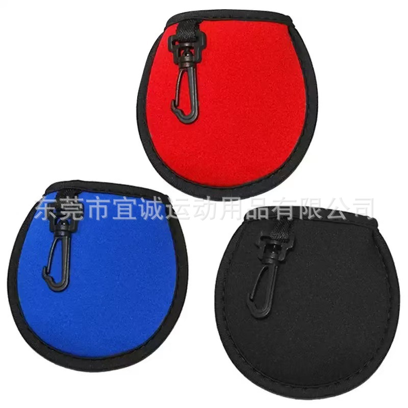 Spot environmental protection with hook lining with flannel diving material golf cover golf protective cover wiping bag