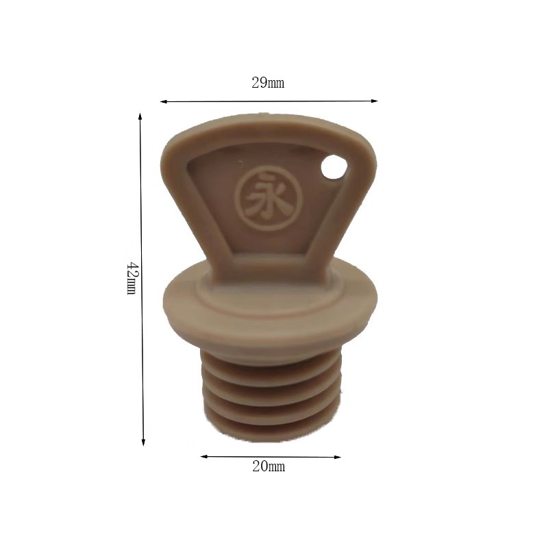 Shanghai Yongzi Plate Rubber Hot Water Bag Plug Large Medium small size Extra Large Yongzi Hot Water Bag Lid Male Wire