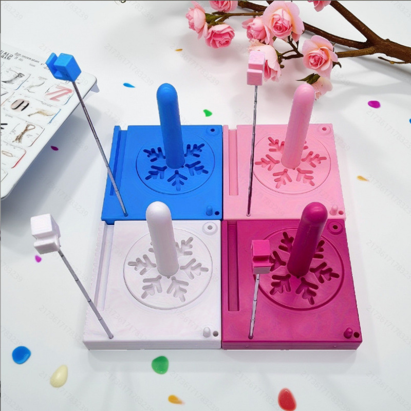 Многофункциональная коробка для катушек с нитками, портативная блестящая коробка для пряжи