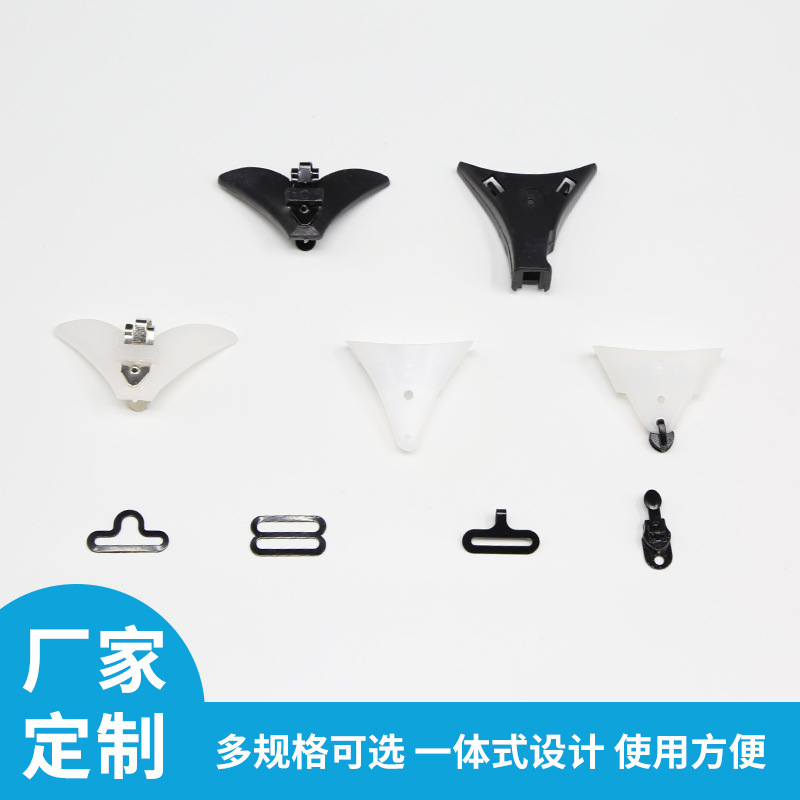 Tie Accessories Tie Plastic Accessories Tie Clip Tie Buckle Tie Buckle Triangle Clip Shengzhou Factory Supply