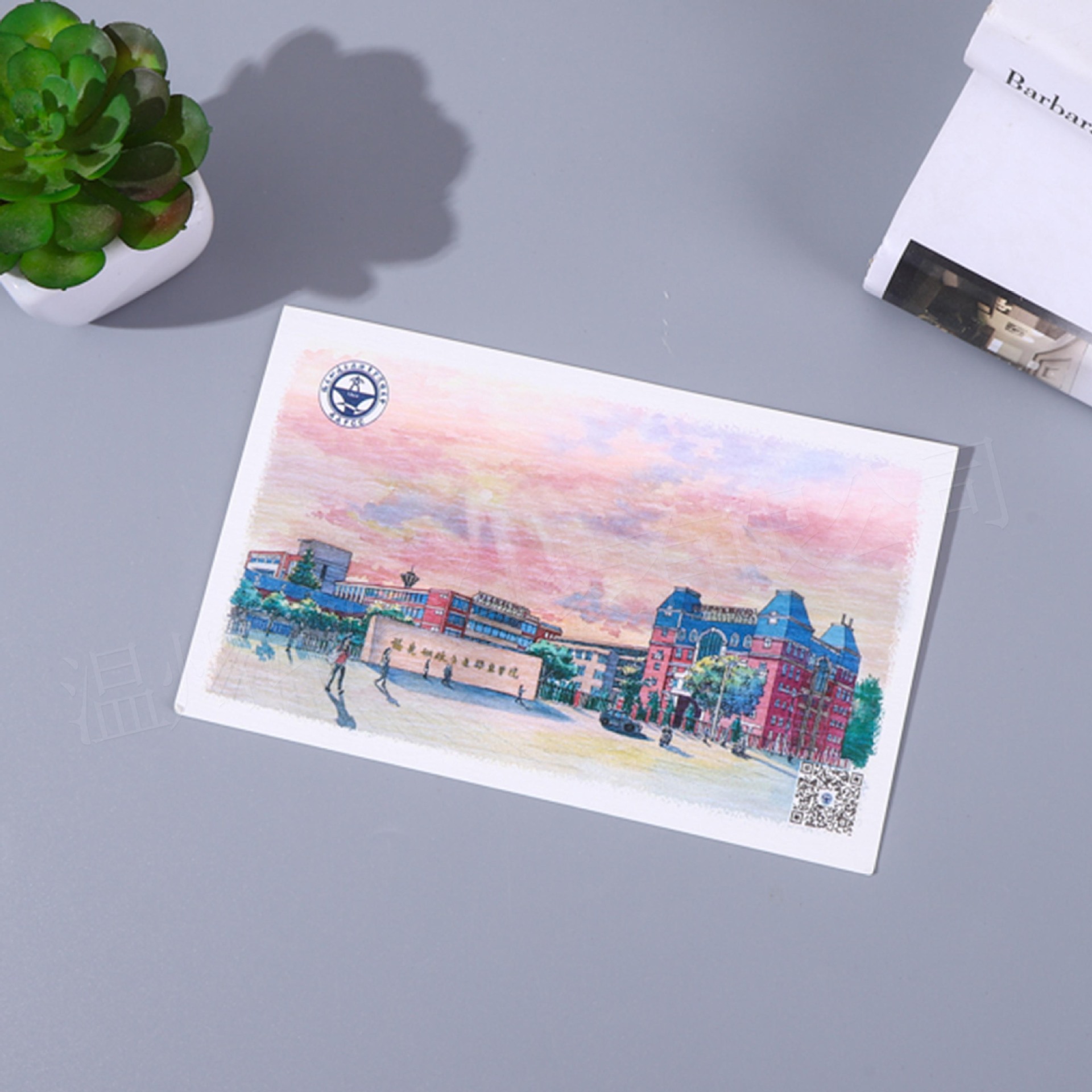 Postcard Custom Card Special Pearlescent Paper Star Special-Shaped Postcard Thank You Folded Small Card Greeting Card Customization