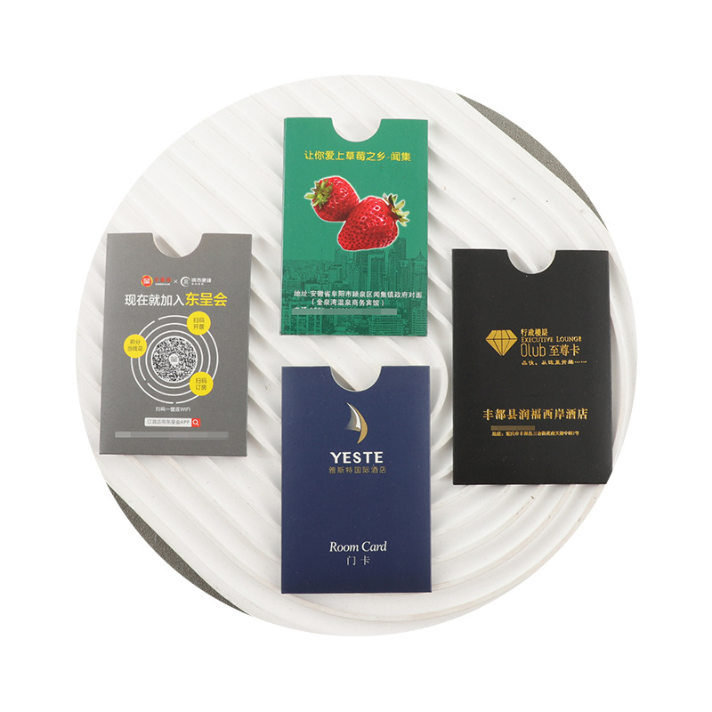 Customized Hotel Room Card Holder, Customized B&B Hotel Room Card Holder, Customized Business Club Paper Holder, Card Holder, Special Color Printing Customization