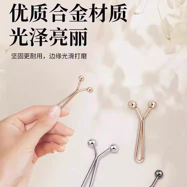 Cross-Border Hot-Selling Fixed Silk Scarf Neck Clip Pin, Compact Anti-Exposure U-Shaped Clip Buckle, Sleeve Shortening Tool