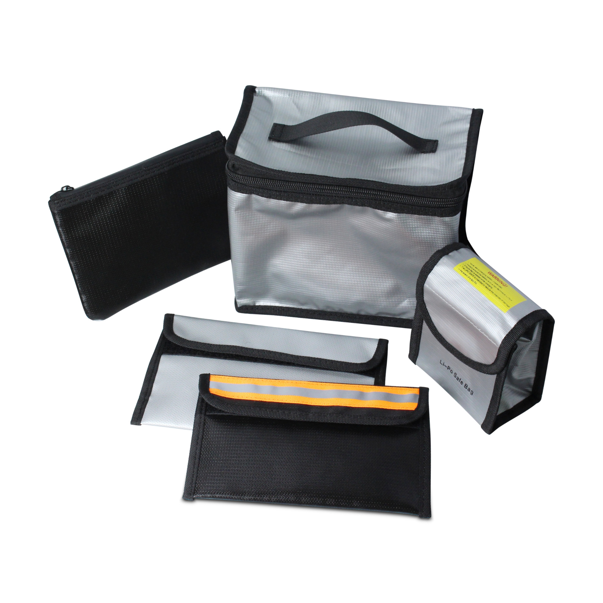 Explosion-Proof Bag for Lithium Battery Power Bank Energy Storage Battery Explosion-Proof Bag Safety Flame-Retardant Fireproof Bag Fireproof Document Bag