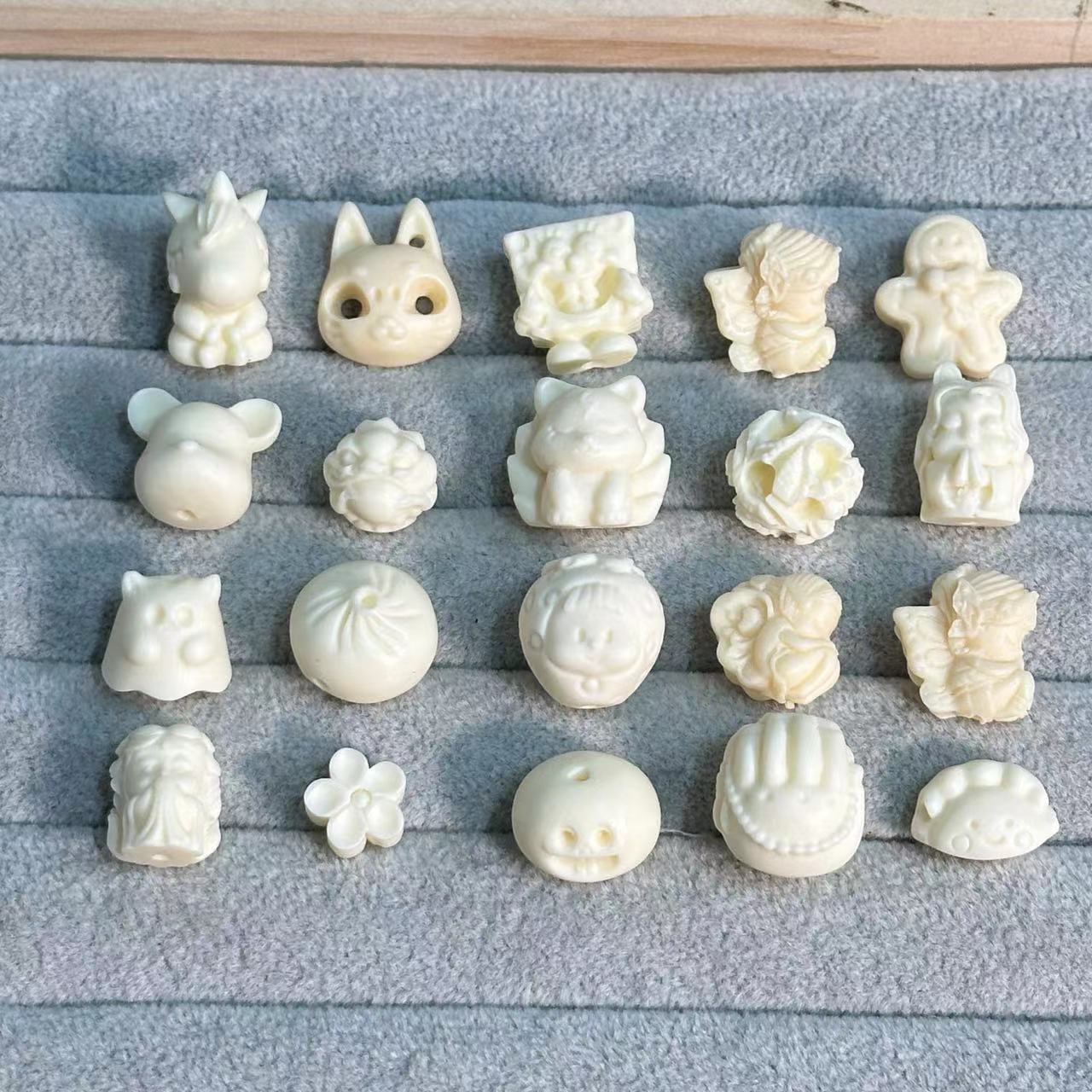 Ivory Nine-tailed Fox SpongeBob SquarePants Flower Bear Accessories DIY Wen Play Buddha Beads Accessories Accessories Spacer Beads