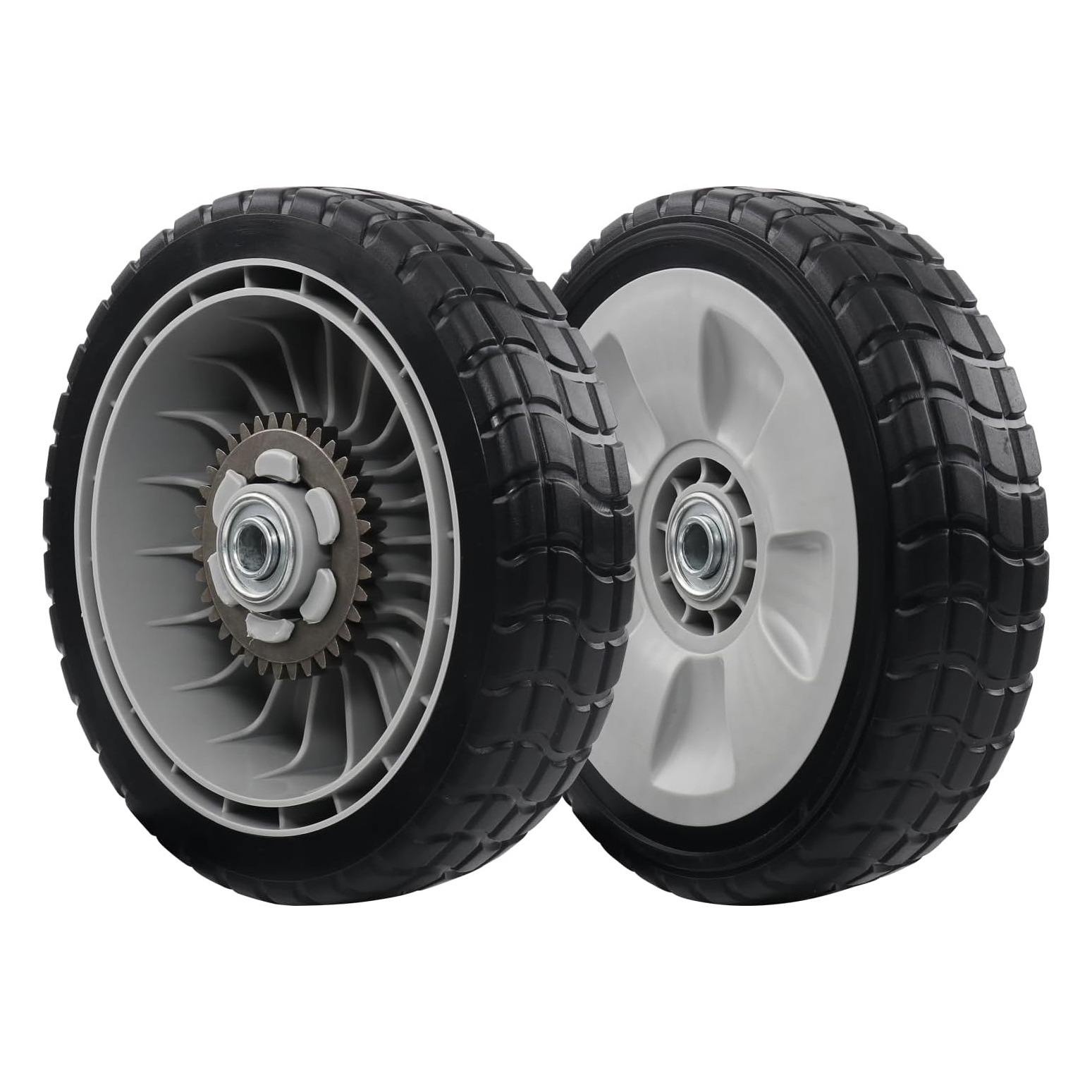 4Pcs Hrr216 Lawn Mower Drive Wheel 2 Rear Wheels and 2 Rear Wheels