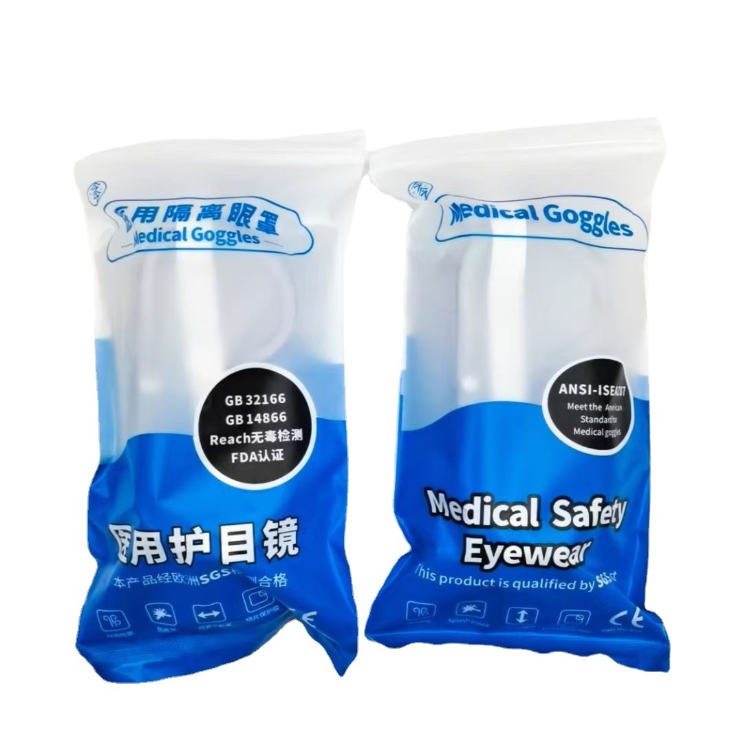 Today's Goggles Medical Isolation Eye Mask Anti-Fog Glasses Chinese and English Eu Ce Certification En166 Gb32166