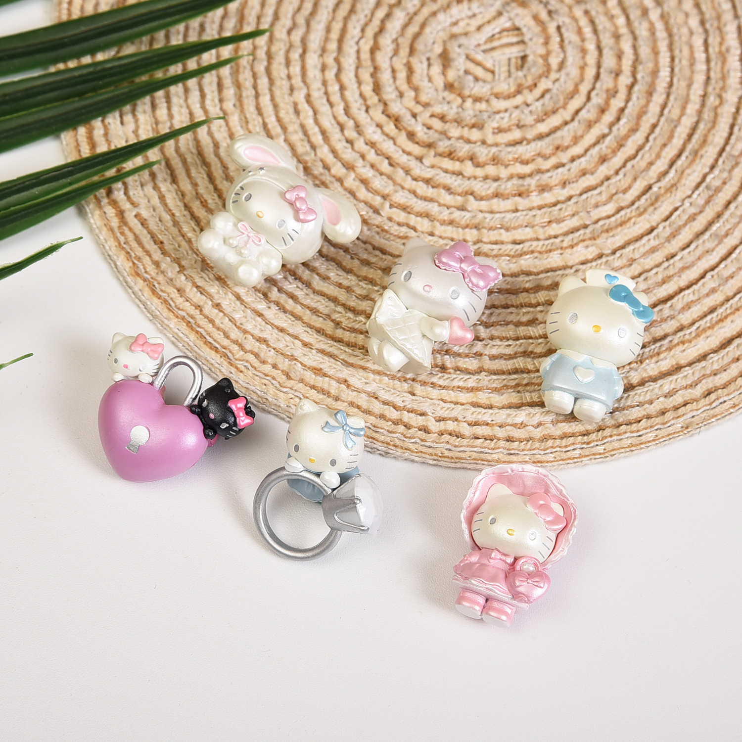 Kitty Series Second Creation Cute Figurine Doll DIY Pendant Accessory for Customizing Dolls Trendy Blind Box Toy