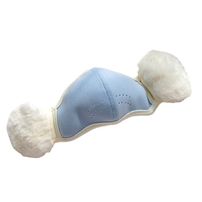 Customized Kidsren's Cloud Winter Warm Mask Two-In-One Autumn and Winter Mask for Women Cold and Windproof Ear Protection New Plush