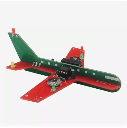 Electronic small aircraft flash circuit production kit LED water lamp DIY welding practice experiment circuit board parts