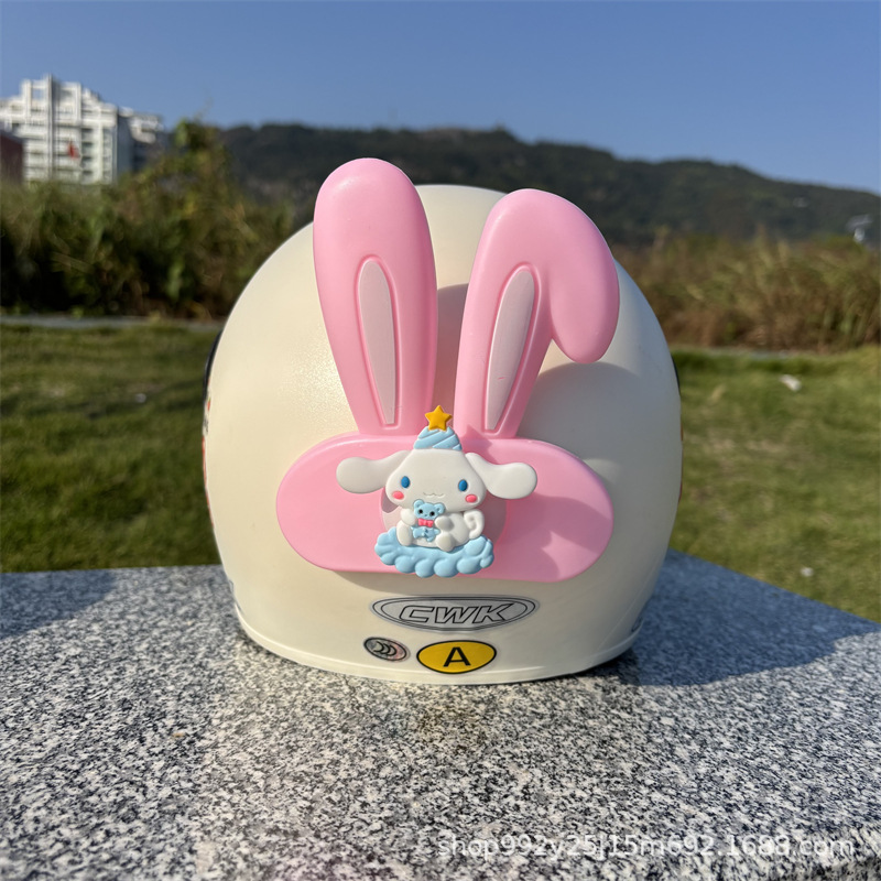 Tai Ling Accessories Electric Vehicle Decoration Accessories Cute Calf Battery Vehicle Modification Helmet Sticker Emma Metaverse