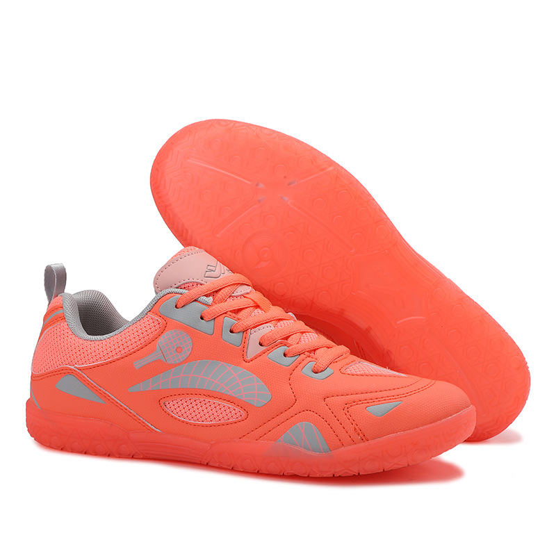 in stock table tennis shoes men and women with badminton shoes breathable non-slip training shoes student shock absorption Jinjiang sneaker