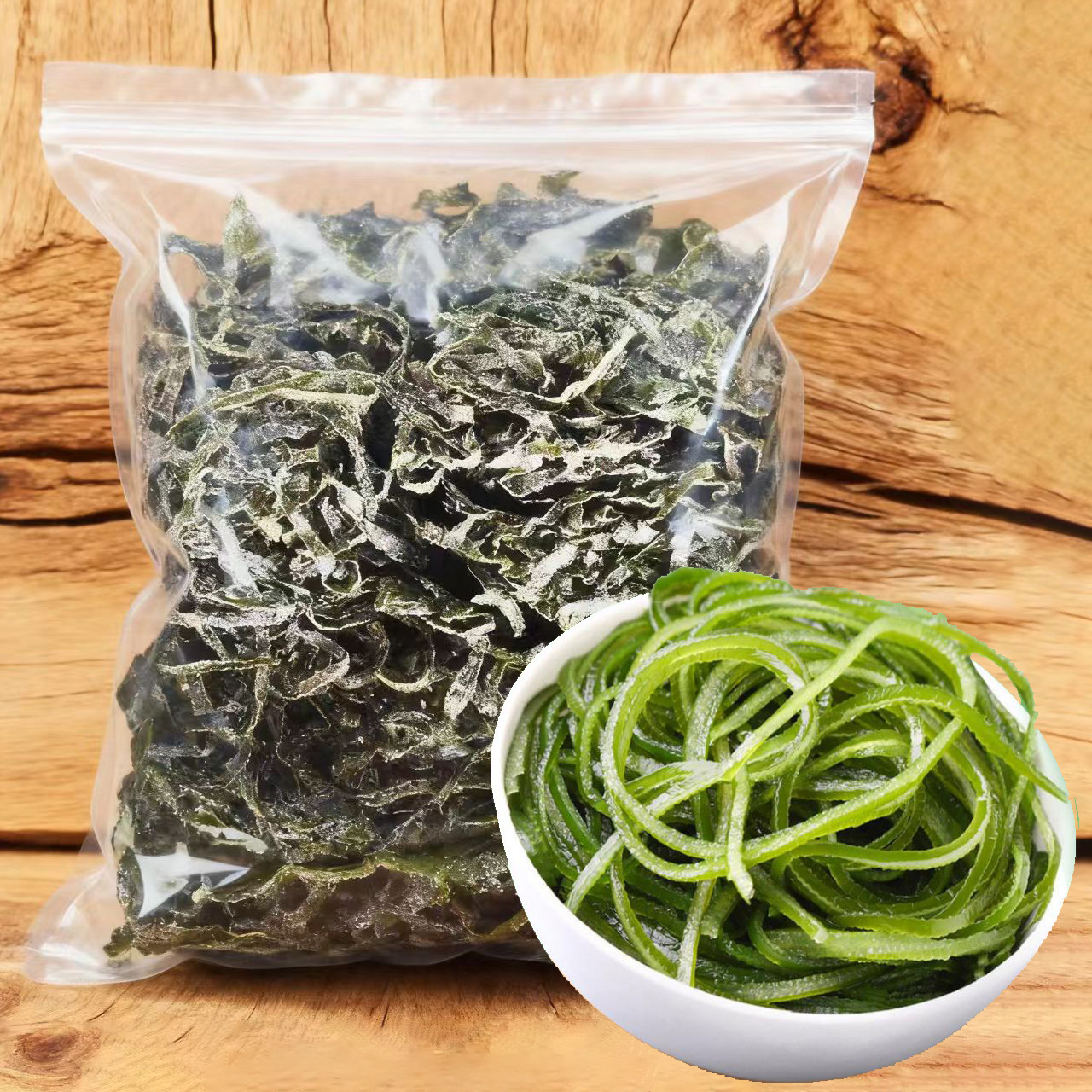 0.5kg Packs of Dried Bulk Seaweed Shreds, Dried Salted Seaweed Shreds, Seaweed Slices, Non-Lightly Dried Original Seaweed Dry Goods Batch