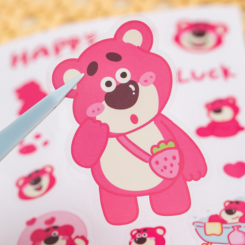 Kapibala Cute Stickers Kulomi Stickers Strawberry Bear Decorative Painting Creative Stickers Sanrio Stickers Wholesale
