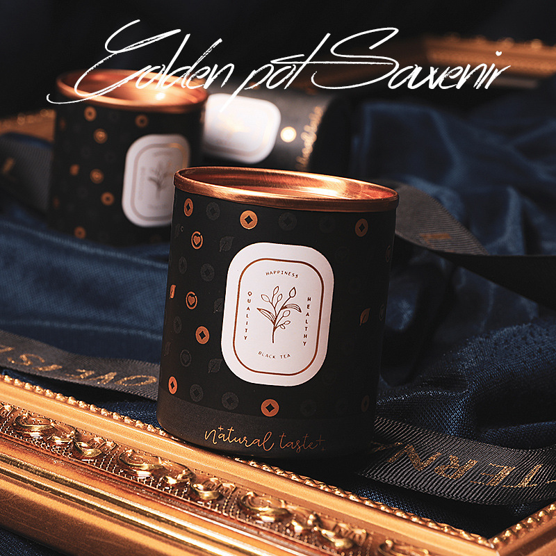 Wedding Bridesmaid Souvenir Small Can Tea Dahongpao Tea Wedding Tea Iron Can Wedding Holiday High-end Small Gift