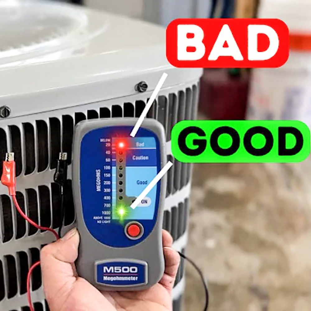 Engineers Use the Supco M500 Megohmmeter Electronic Insulation Tester/Megohmmeter