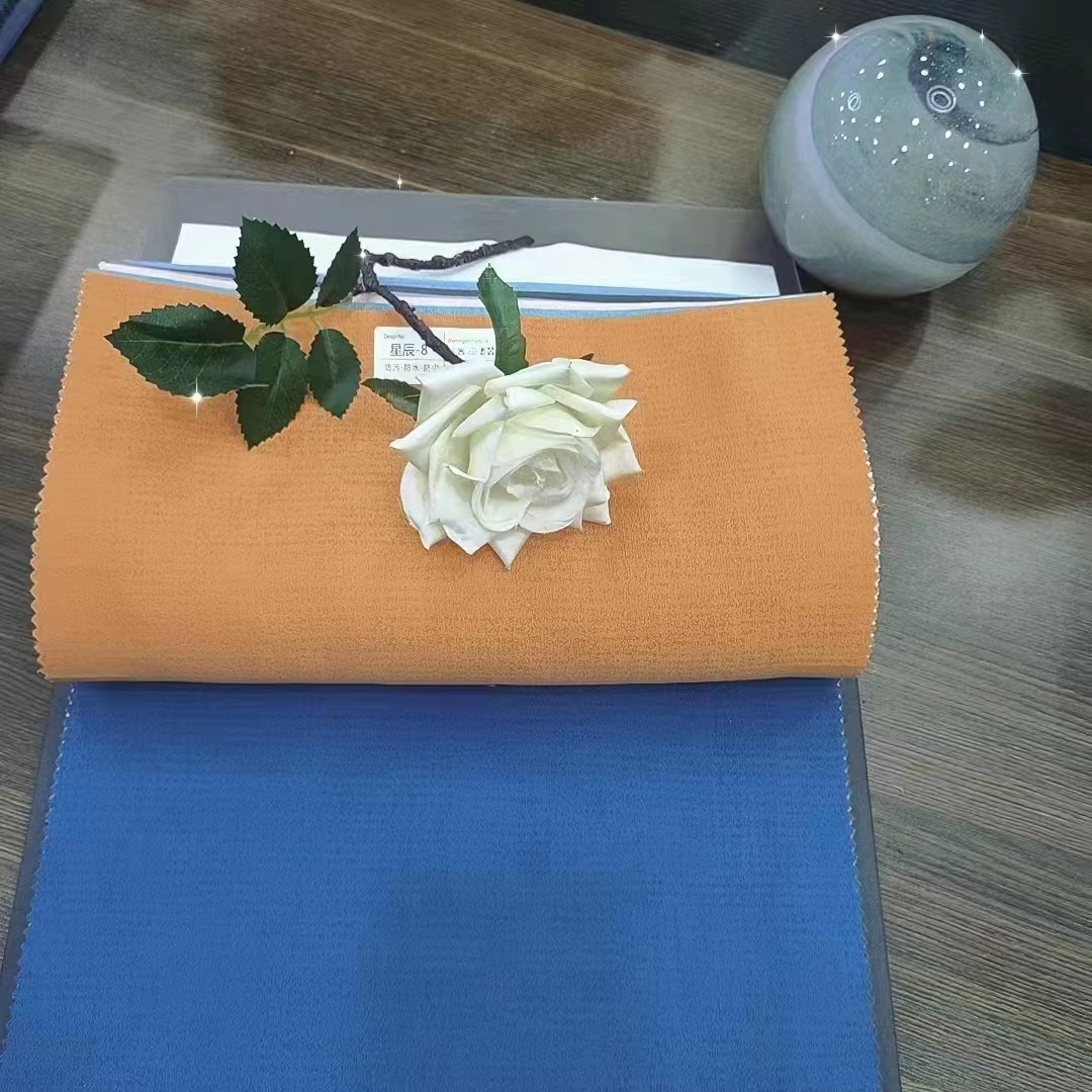 Supply Waterproof, Anti-Fouling, Dust-Proof, Fully Blackout, Three-Proof Curtain Fabric, Mediterranean 13 Colors Optional Technology Cloth Sunshade