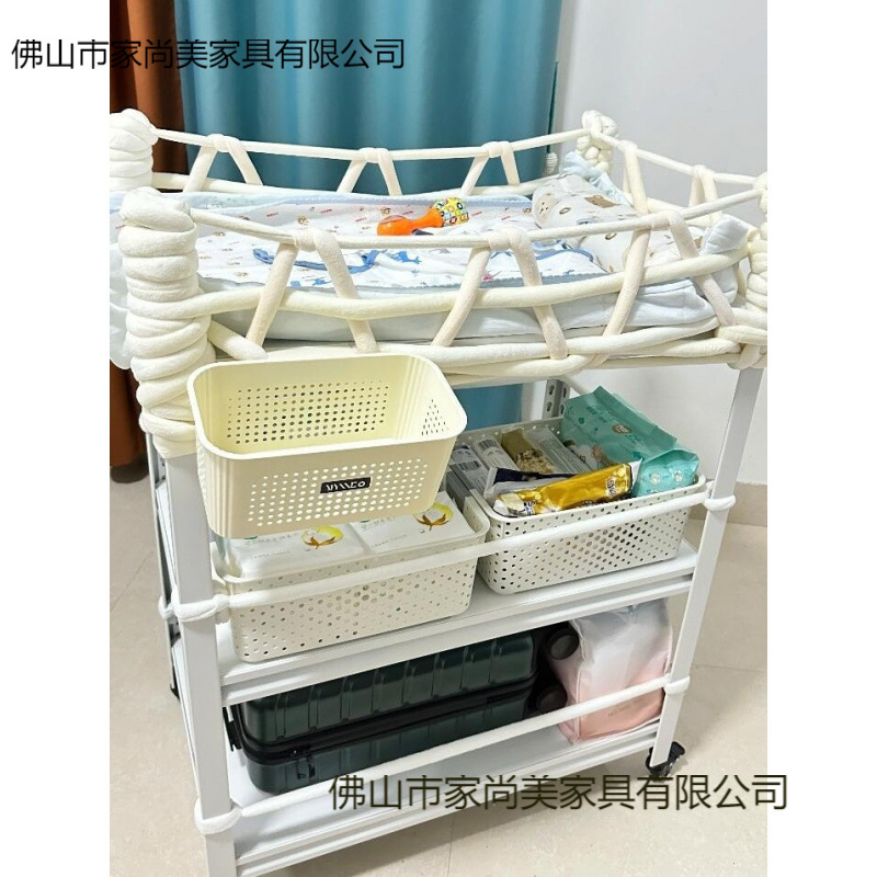 Пеленальный стол с полкой для хранения, ванна, массаж, многофункциональный стол для смены детей, съемный стол для ухода за детьми