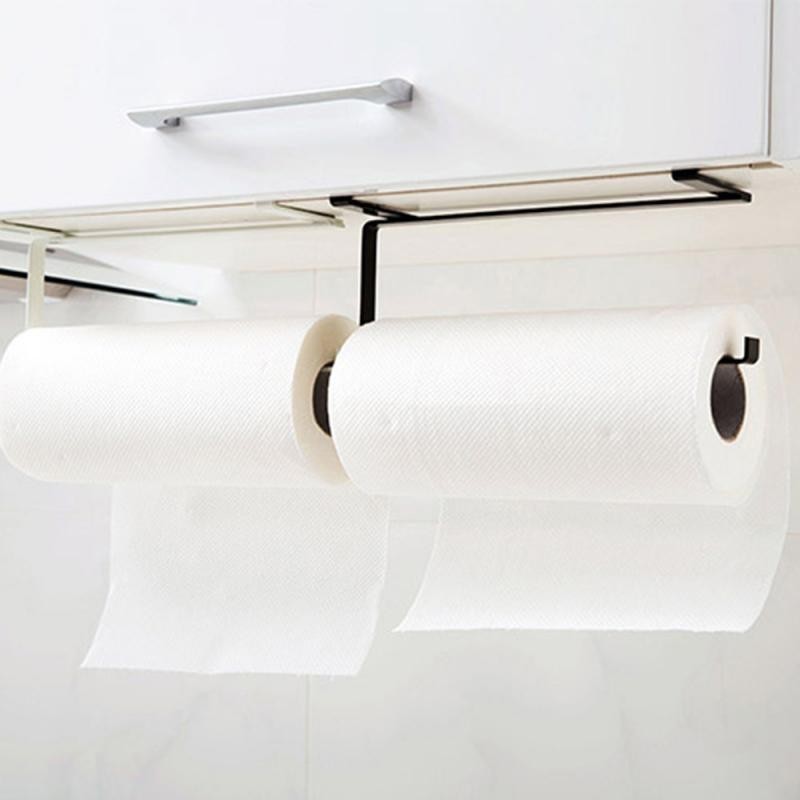 Simple and Convenient Tissue Rack Bathroom Rack Storage Rack Wall Hanging Towel Rack Bathroom Creative Hand Toilet Paper Rack