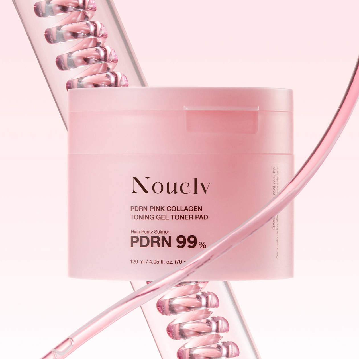 Cross-Border Dna Pdrn Pink Toning Cotton Pads Collagen Frog Fish Collagen Infused Nouelv Wet Compress Cotton Pads