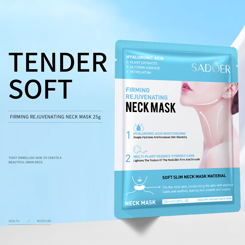 Cross-Border Hydrating Neck Mask 25g, Moisturizing and Reducing Neck Wrinkles, Swan Neck Neck Care, Foreign Trade Skin Care Products Wholesale