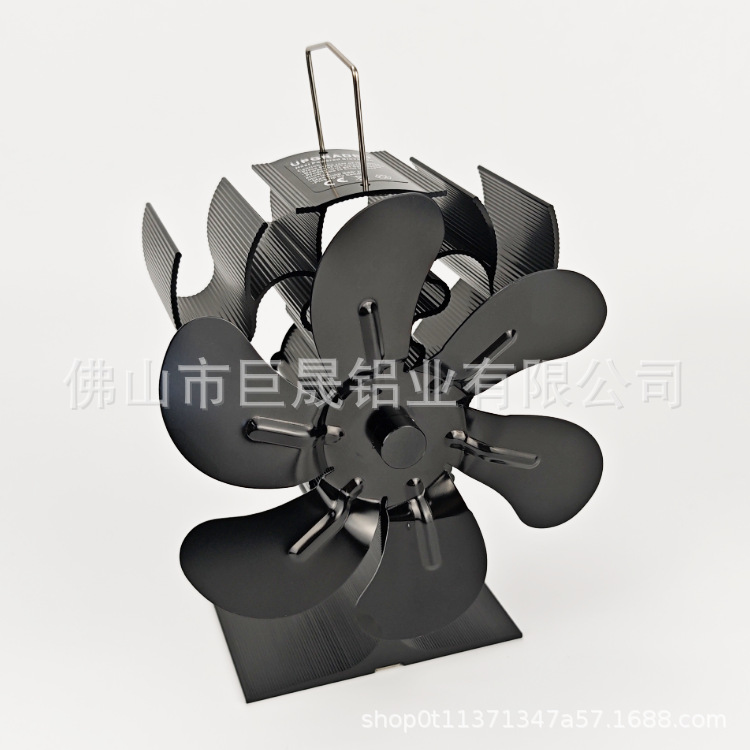 Новый вентилятор для камина, вентилятор для обогрева дровяной печи, тепловой вентилятор на 5, 6, 8 лопастей, кросс-бордерный камин