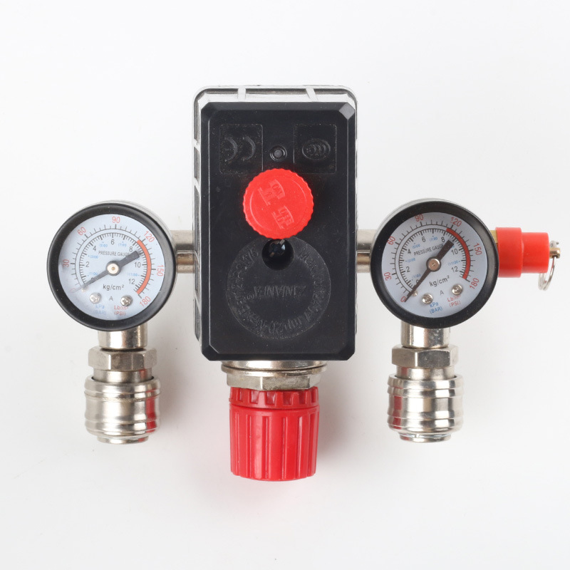 Air compressor air pump accessories Bama bracket automatic pressure control switch assembly German European export cross-border valve