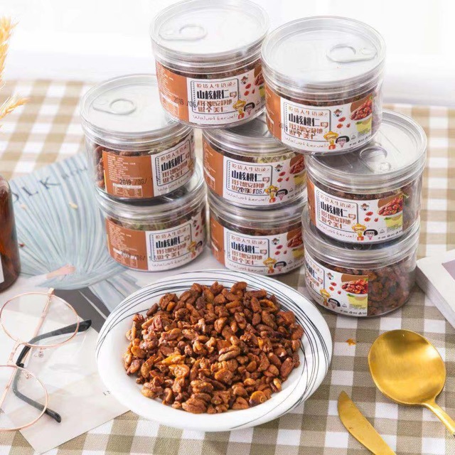 New Lin'An Wild Walnut Kernels and Walnut Pieces 50g Canned Ready-To-Eat Fast Douyin Group Purchase Hot Item