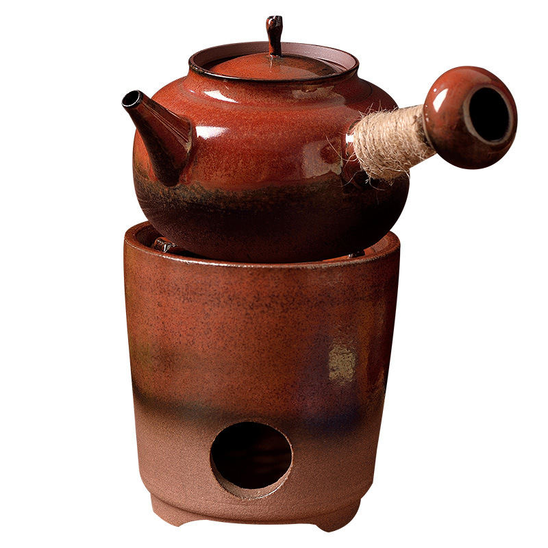 Creative Kiln Color-Changing Heat-Resistant Carbon Stove Sand Kettle Encircled Furnace Coal Carbon Stove Boiling Teapot Zhu Mud Tea Maker Household