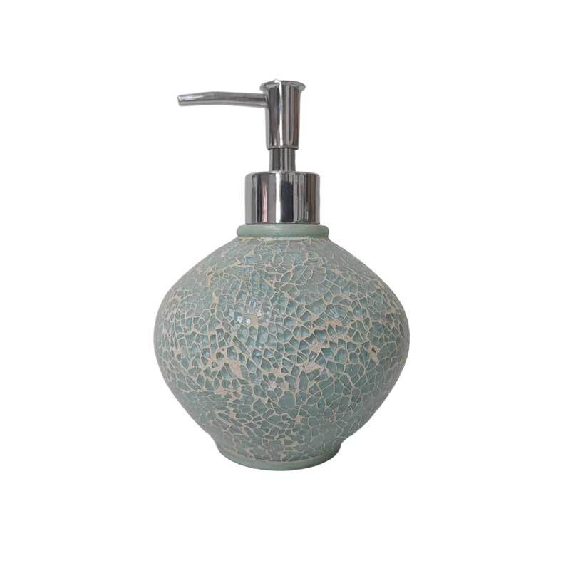 Mosaic Bathroom Set Five-Piece Set Resin Broken Glass Mouthwash Cup Soap Dish Lotion Bottle Toothbrush Holder