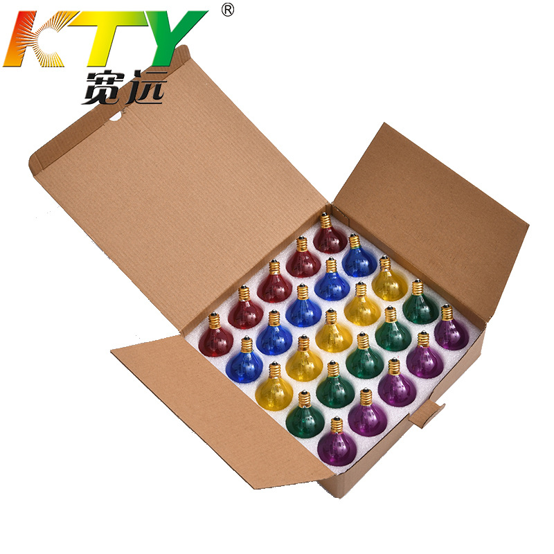 G40 bulb bright colorful light string spare bubble accessories 220-240 7W European standard tungsten wire bulb wholesale