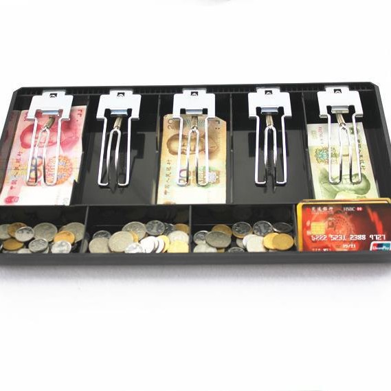 Кассовый ящик для сдачи супермаркет ящик для хранения пять отсеков классификация супермаркет удобный магазин ящик для монет