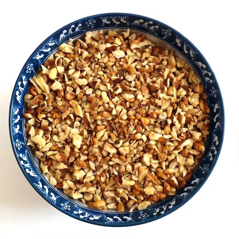 Walnut Kernels Crushed 2025 New Original Flavor Raw Dried Four-Way Crushed Kernels 500g Thin Shell Bulk Shelled Four-Way Walnut Kernels