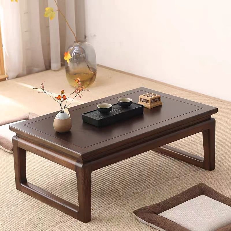 Tatami Coffee Table, Small Table, Elm Bay Window Table, Chinese Zen Tea Table, Solid Wood Kang Table, Chinese Study Table, Balcony Low Table