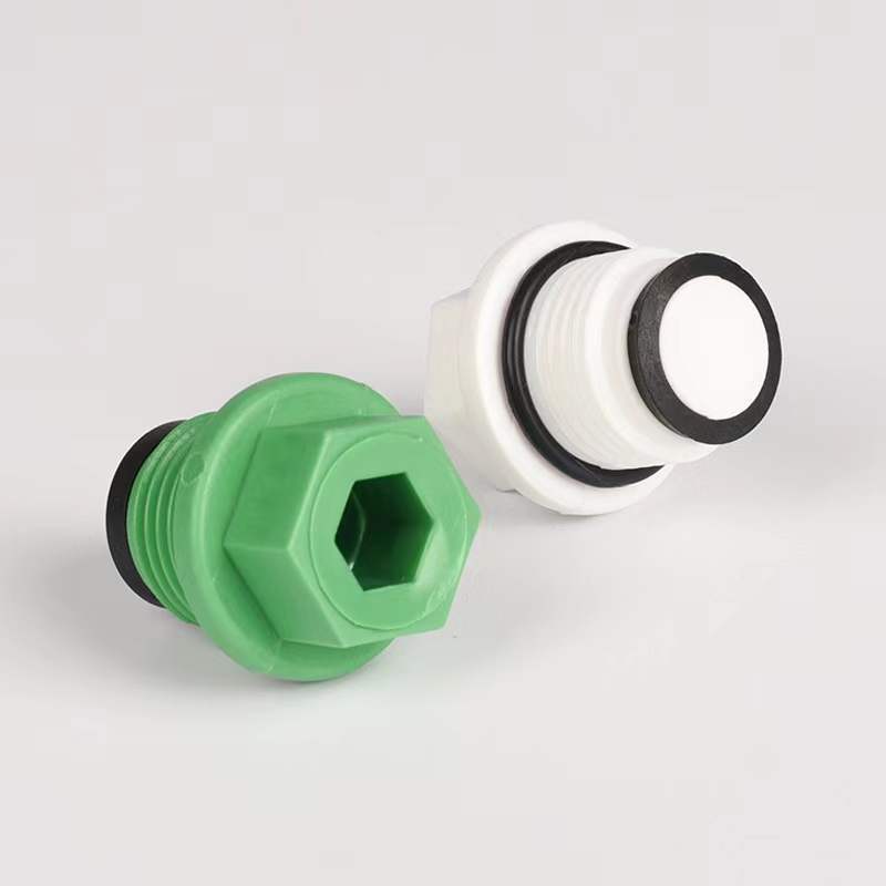 PPR external wire hexagon plug 4 points ear plug 6 points inner tooth plug Rifeng home plumbing fittings ppr pipe fittings