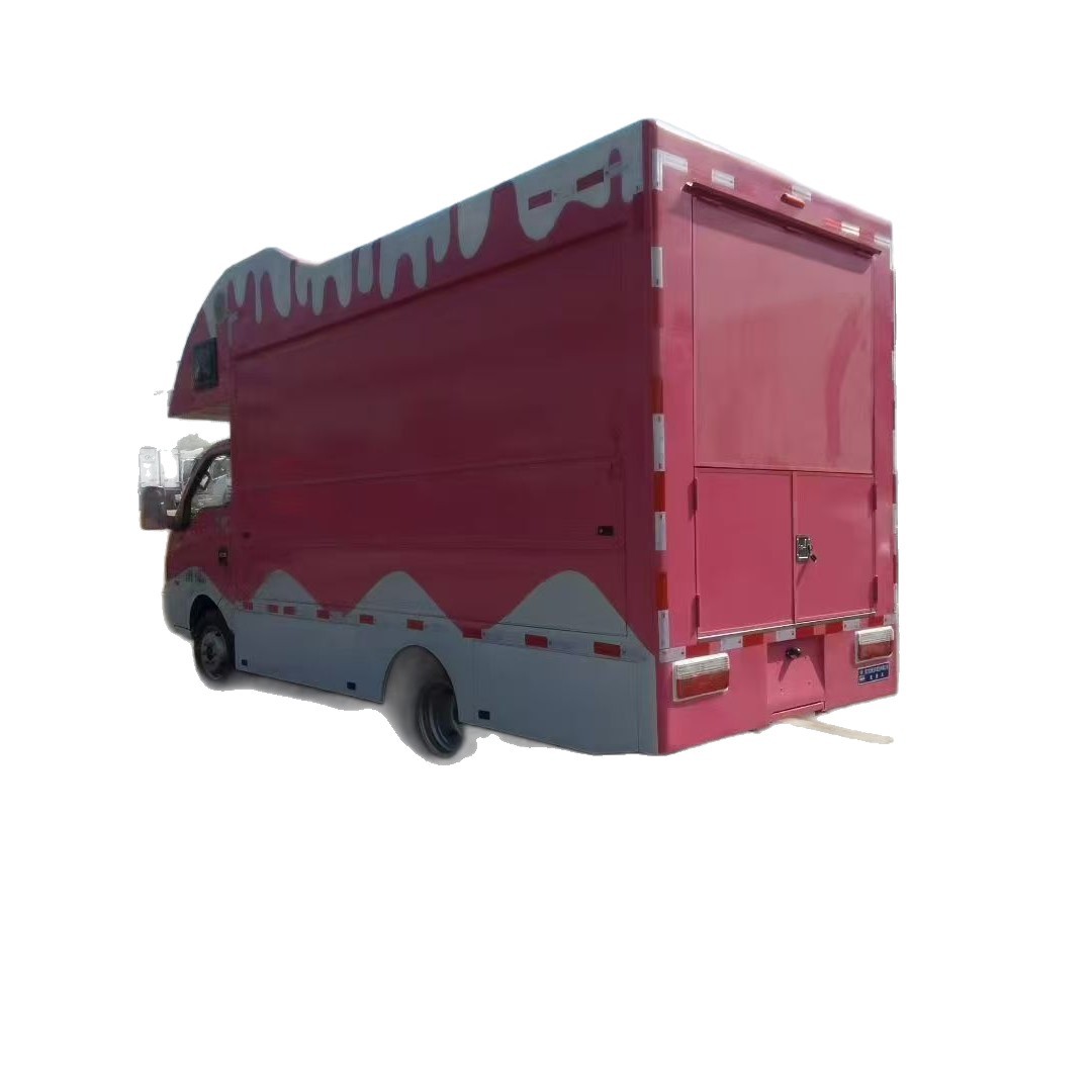 National Vi Blue Plate Street Scene Store Car Foton Automatic Transmission Teppanyaki Fried Skewers Car Food Festival Mobile Stall Car