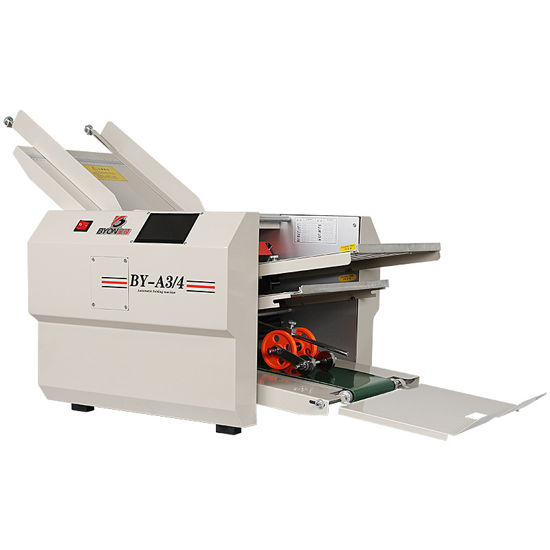 Baoyu's New Touch Screen Fully Automatic Folding Machine with 70% off Stackers, Low Noise and High Speed Folding Machine, Hot Sale in Factories
