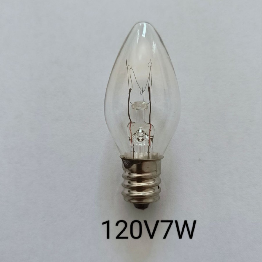 Factory Direct Sales C7 American Standard E12 Candle Type Buddhist Temple Night Light String Special Light Bulb