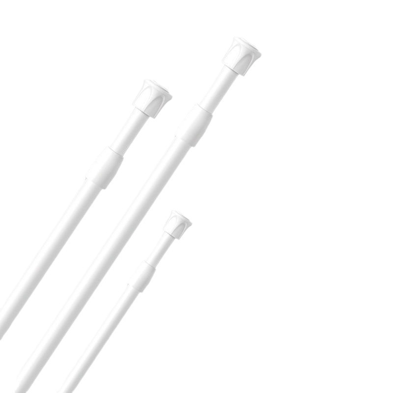 Punch-free Curtain Telescopic Rod Bracer Rod Clamp Clothes Drying Rod Shower Curtain Door Curtain Roman Rod Curtain Rod Gauze Curtain Bracing Rod