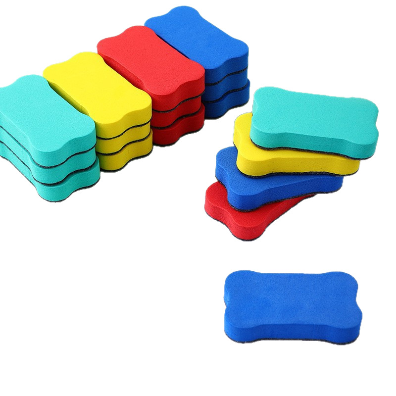Eva Magnetic Eraser Cute Little Bone Eraser Cute Cartoon Blackboard Eraser Whiteboard Eraser Can Absorb Whiteboard Free Shipping
