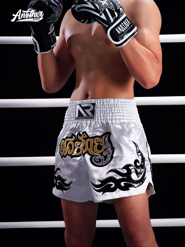 Anotherboxer Summer Class Muay Thai Sanda Boxing Fighting Training Competition Kidsren's Muay Thai Shorts