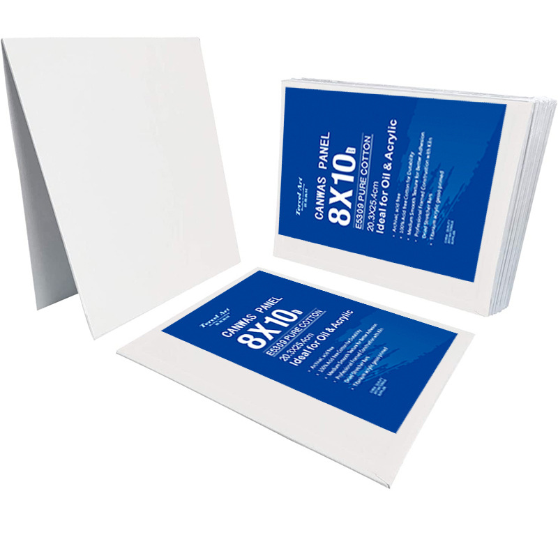 Производитель холстов для масляной живописи 3мм ультратонкая портативная доска для рисования из чистого хлопка
