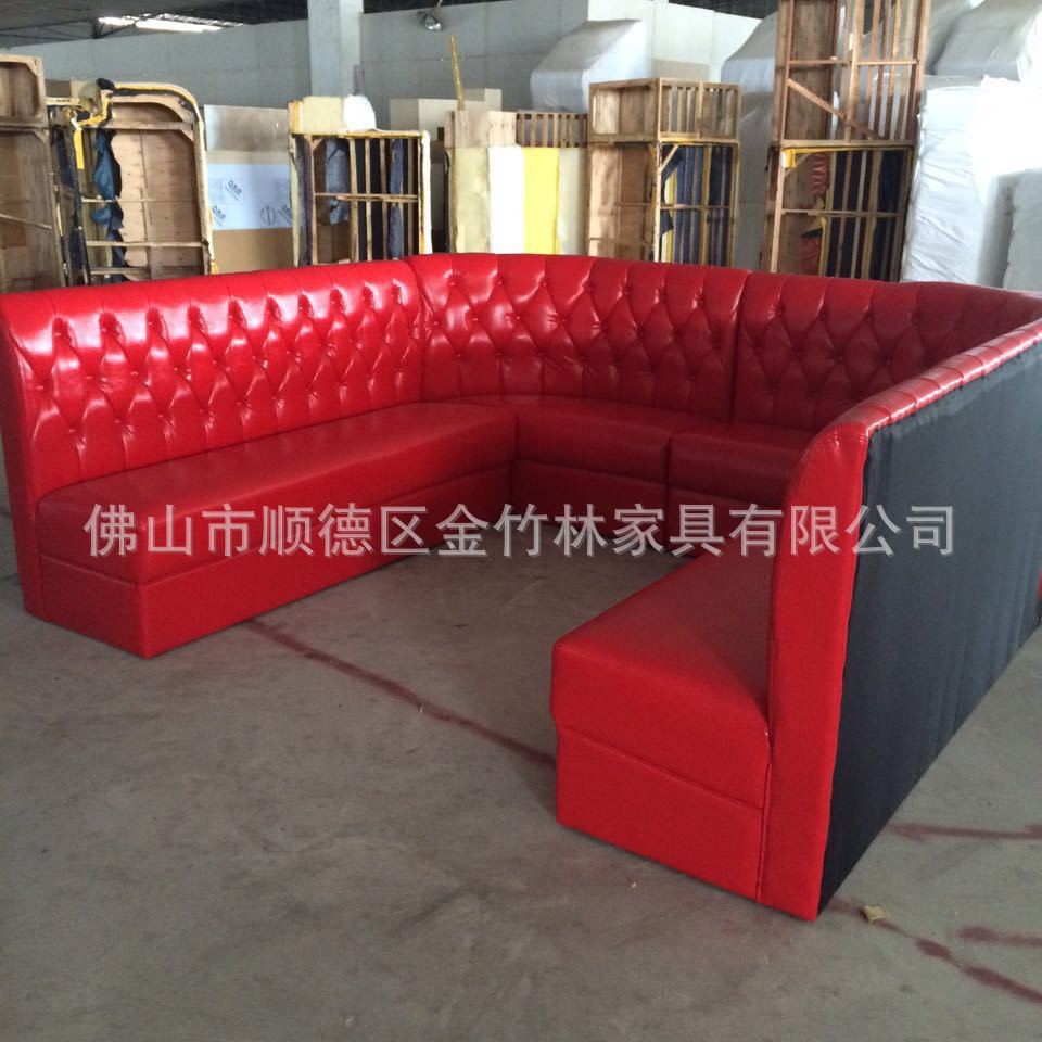 Simple Bar Sofa Custom Combination, Free Door-To-Door Measurement Size, Delivery, Door-To-Door Installation for Commercial Use