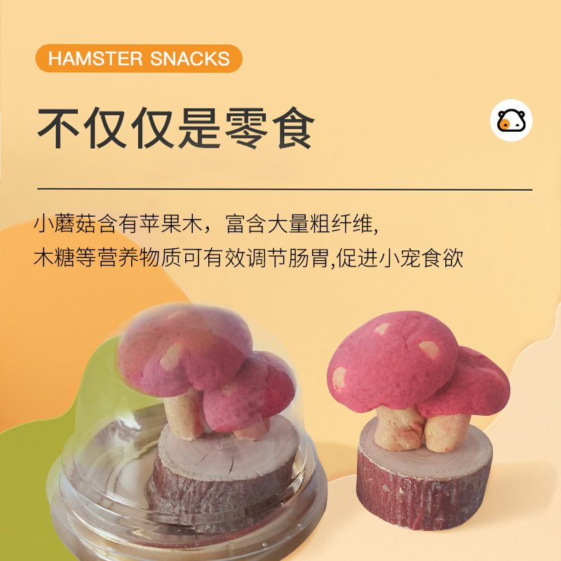 Small Mushroom Rabbit Chinchilla Guinea Pig Hamster Molar Landscaping Snacks